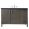 James Martin Vanities Metropolitan 48in Single Vanity, Silver Oak w/ 3 CM Charcoal Soapstone Quartz Top 850-V48-SOK-3CSP - alternate 1